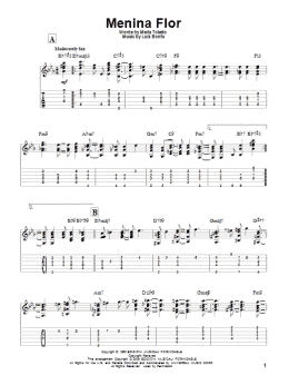 page one of Menina Flor (Solo Guitar)