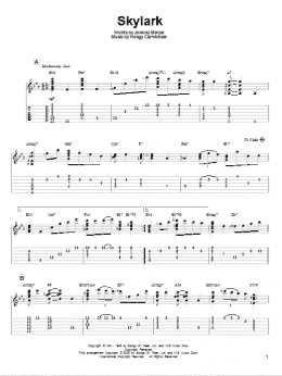page one of Skylark (Solo Guitar)