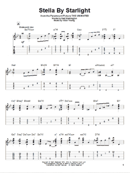 page one of Stella By Starlight (Solo Guitar)