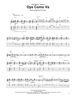 page one of Oye Como Va (Guitar Tab)