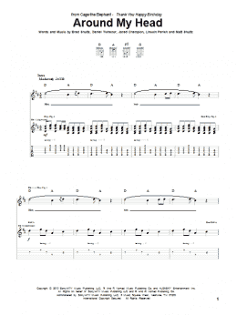page one of Around My Head (Guitar Tab)