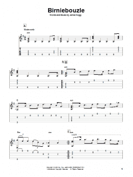 page one of Birniebouzle (Solo Guitar)