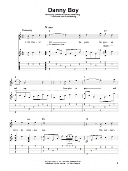 page one of Danny Boy (Solo Guitar)