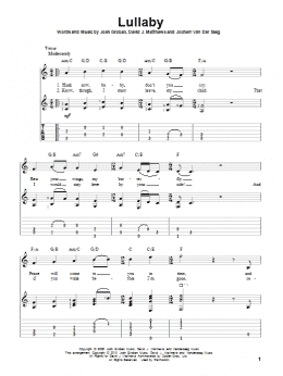 page one of Lullaby (Solo Guitar)