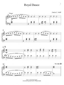 page one of Royal Dance (Educational Piano)