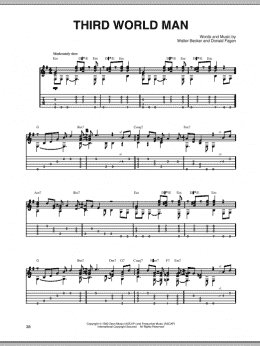page one of Third World Man (Solo Guitar)