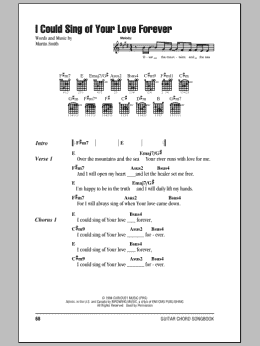 page one of I Could Sing Of Your Love Forever (Guitar Chords/Lyrics)