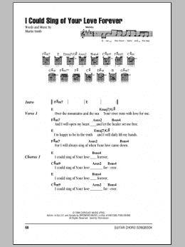 page one of I Could Sing Of Your Love Forever (Guitar Chords/Lyrics)