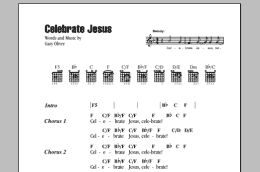 page one of Celebrate Jesus (Guitar Chords/Lyrics)