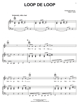 page one of Loop De Loop (Piano, Vocal & Guitar Chords (Right-Hand Melody))