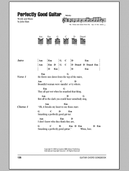 page one of Perfectly Good Guitar (Guitar Chords/Lyrics)
