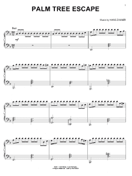 page one of Palm Tree Escape (Piano Solo)
