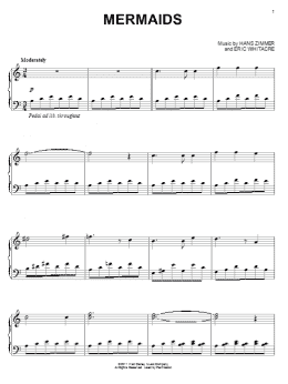 page one of Mermaids (Piano Solo)