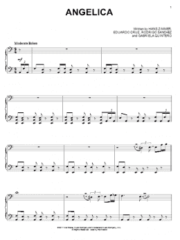 page one of Angelica (Piano Solo)