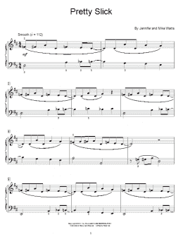 page one of Pretty Slick (Educational Piano)