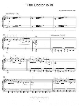 page one of The Doctor Is In (Educational Piano)