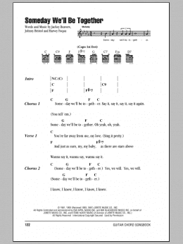 page one of Someday We'll Be Together (Guitar Chords/Lyrics)
