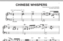 page one of Chinese Whispers (Piano, Vocal & Guitar Chords (Right-Hand Melody))