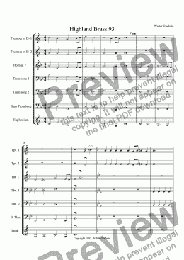 page one of Highland Brass 93