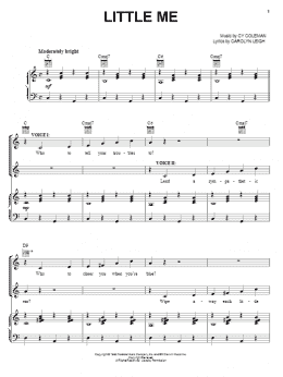 page one of Little Me (Piano, Vocal & Guitar Chords (Right-Hand Melody))