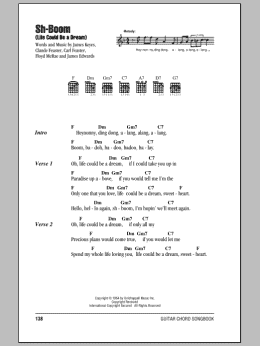 page one of Sh-Boom (Life Could Be a Dream) (Guitar Chords/Lyrics)