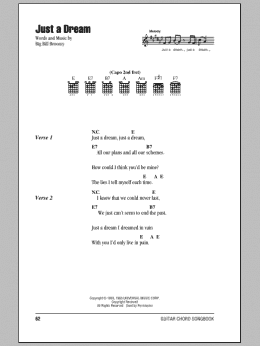 page one of Just A Dream (Guitar Chords/Lyrics)