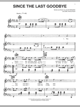 page one of Since The Last Goodbye (Piano, Vocal & Guitar Chords (Right-Hand Melody))