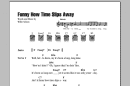 page one of Funny How Time Slips Away (Guitar Chords/Lyrics)