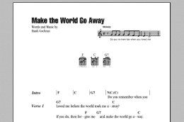 page one of Make The World Go Away (Guitar Chords/Lyrics)