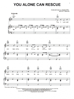 page one of You Alone Can Rescue (Piano, Vocal & Guitar Chords (Right-Hand Melody))