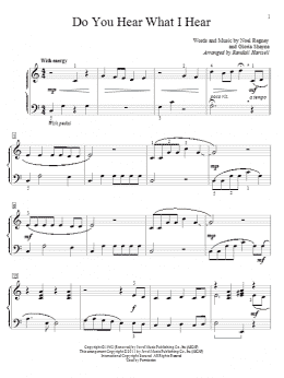 page one of Do You Hear What I Hear (Educational Piano)