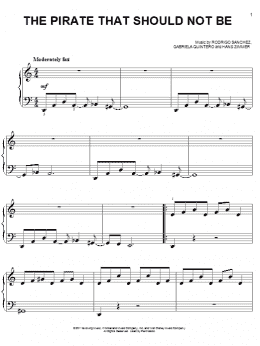 page one of The Pirate That Should Not Be (Easy Piano)