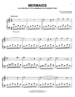 page one of Mermaids (Easy Piano)