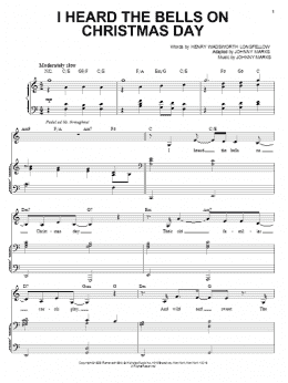 page one of I Heard The Bells On Christmas Day (Piano & Vocal)