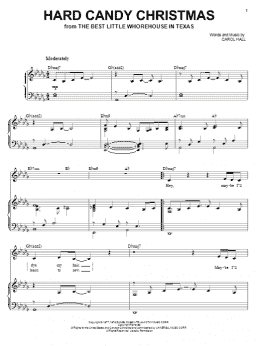 page one of Hard Candy Christmas (Piano & Vocal)