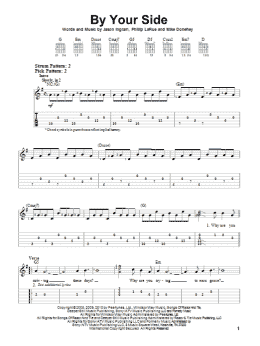 page one of By Your Side (Easy Guitar Tab)
