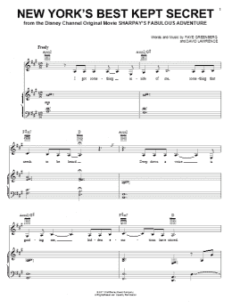 page one of New York's Best Kept Secret (Piano, Vocal & Guitar Chords (Right-Hand Melody))