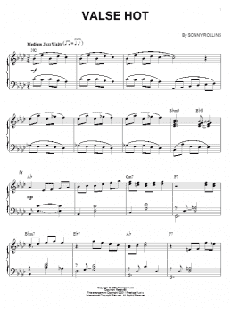 page one of Valse Hot (arr. Brent Edstrom) (Piano Solo)