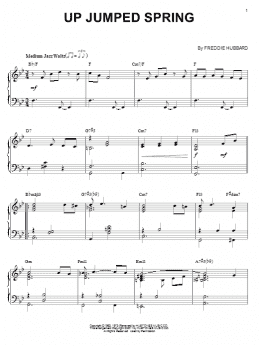 page one of Up Jumped Spring (arr. Brent Edstrom) (Piano Solo)