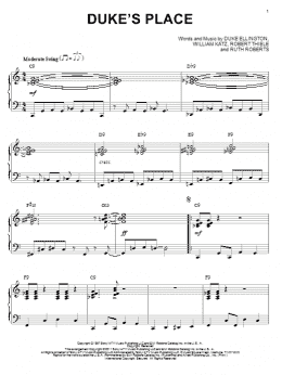 page one of Duke's Place (arr. Brent Edstrom) (Piano Solo)