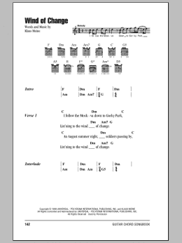 page one of Wind Of Change (Guitar Chords/Lyrics)