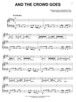 page one of And The Crowd Goes (Piano, Vocal & Guitar Chords (Right-Hand Melody))
