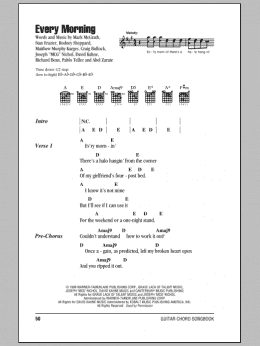 page one of Every Morning (Guitar Chords/Lyrics)