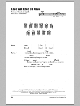 page one of Love Will Keep Us Alive (Guitar Chords/Lyrics)