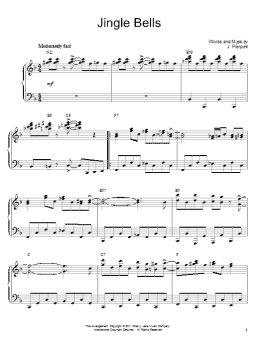 page one of Jingle Bells [Gospel version] (Piano Solo)