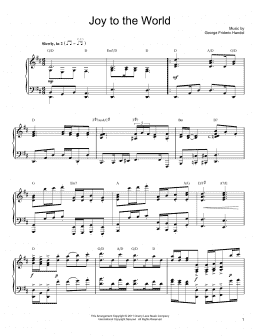 page one of Joy To The World [Gospel version] (Piano Solo)