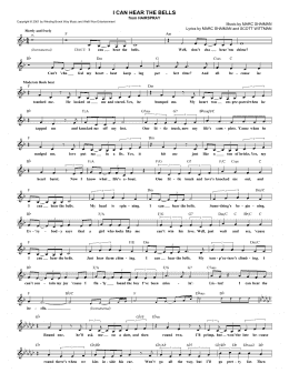 page one of I Can Hear The Bells (Lead Sheet / Fake Book)
