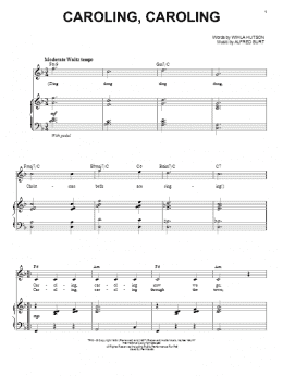 page one of Caroling, Caroling (Piano & Vocal)