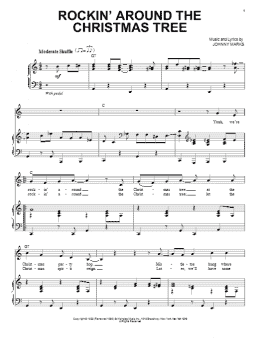 page one of Rockin' Around The Christmas Tree (Piano & Vocal)