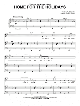page one of (There's No Place Like) Home For The Holidays (Piano & Vocal)